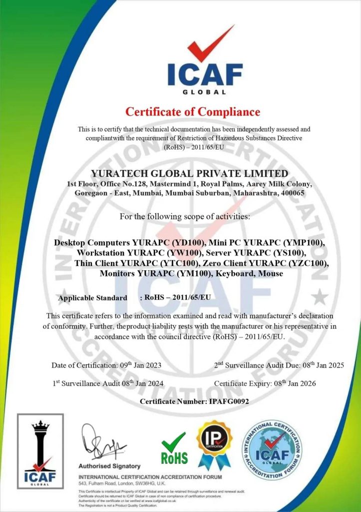 YURAPC certificate 6