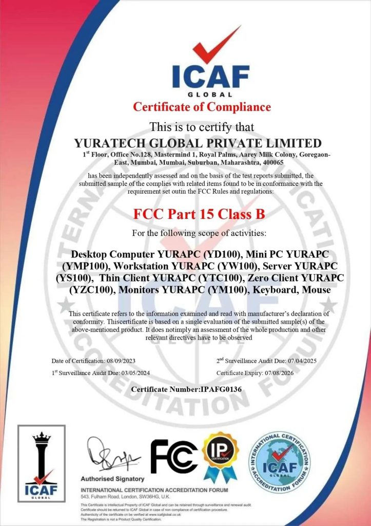 YURAPC certificate 9