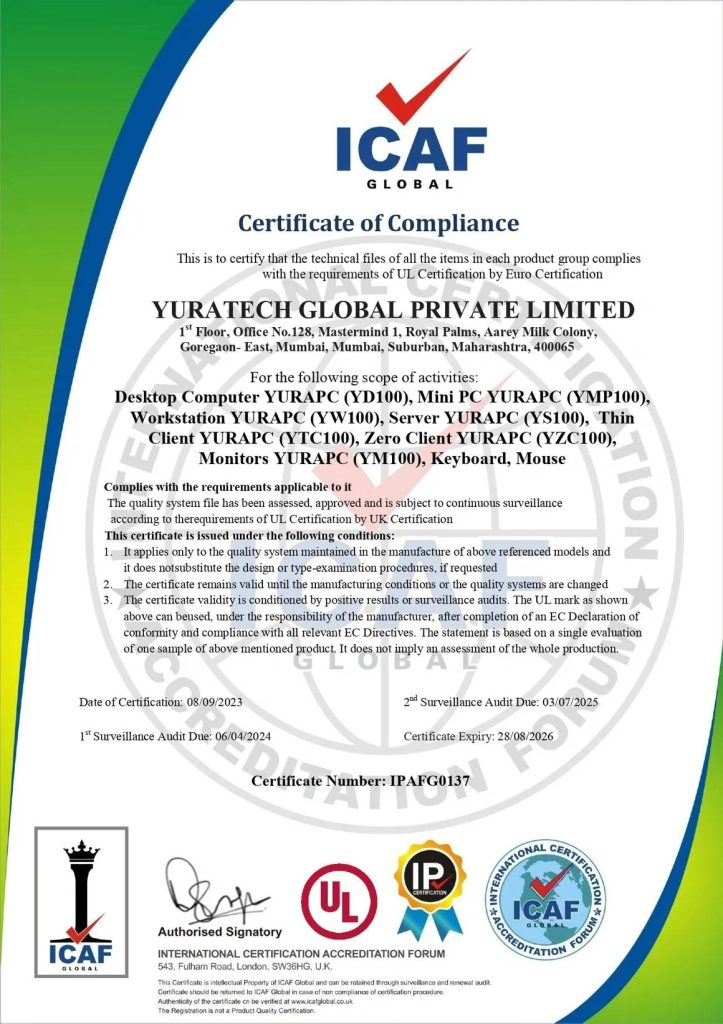 YURAPC certificate 8